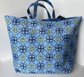 Dog Walk and Tires large tote bag
