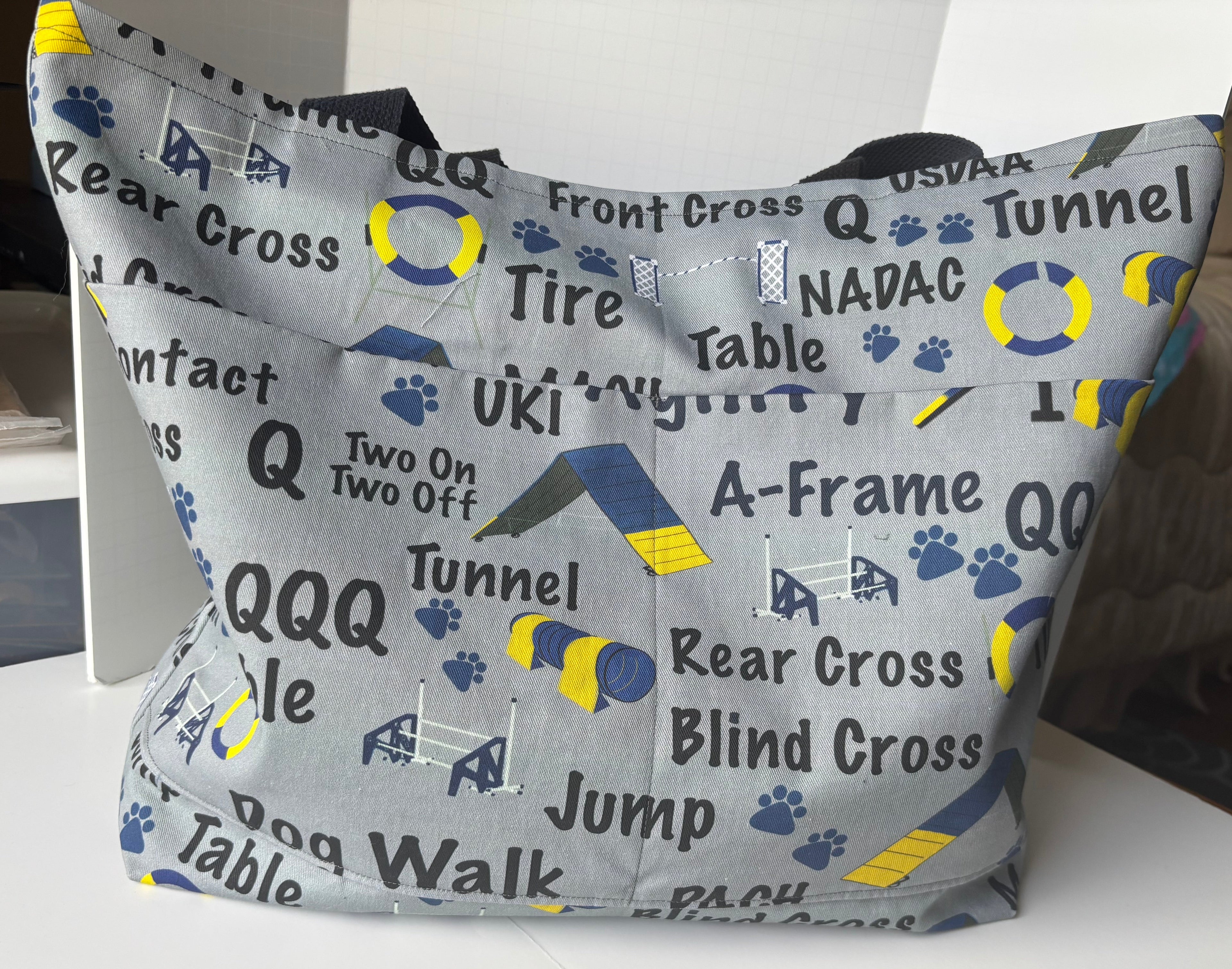 large tote with agility design